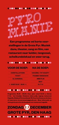 Flyer Pyromanie voorkant