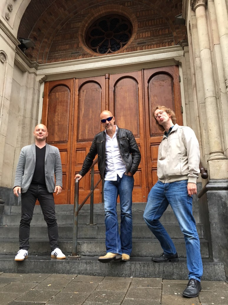 Rob, Laurens, Frans bij Paradiso (Foto Max de Ruiter