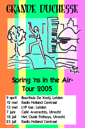 Tourposter Spring 'ns in the Air
